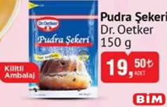 DR. OETKER PUDRA ŞEKERİ 150 G DR. OETKER PUDRA ŞEKERİ 150 G
